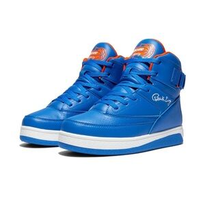 Ewing Athletics
KIDS GRADE-SCHOOL 33 HI REBOUND ORION STRAP Blue/Orange/Wht NWT